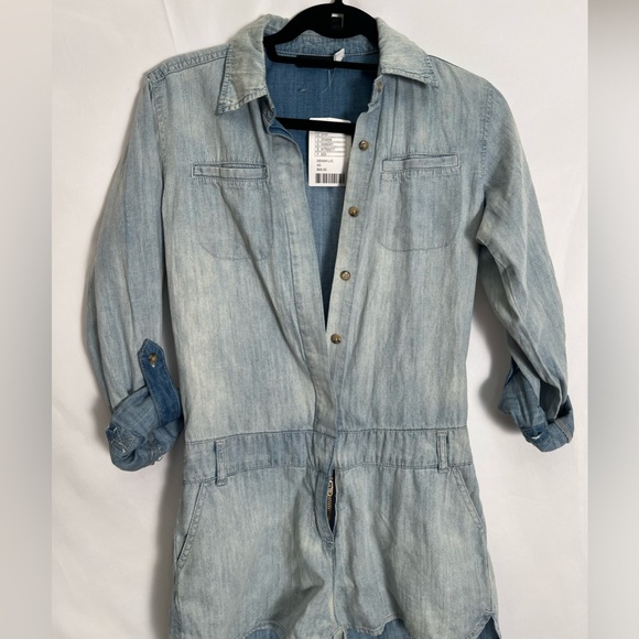 Urban outfitters denim romper jumpsuit - Picture 6 of 11